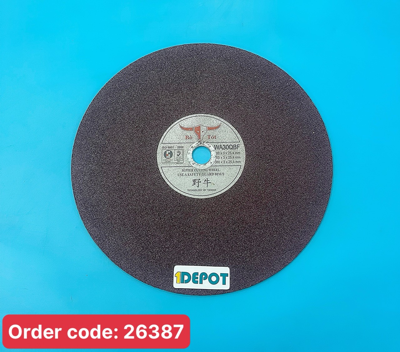 Đá cắt kim loại Đầu Trâu Doanh Doanh TN, 350x3x25.4 mm