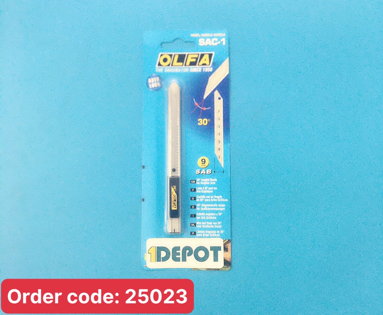 Dao cắt OLFA SAC-1 (9mm)
