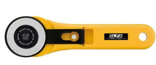 Dao cắt tròn xoay 45mm tay cầm thẳng Olfa RTY-2/G (41B)