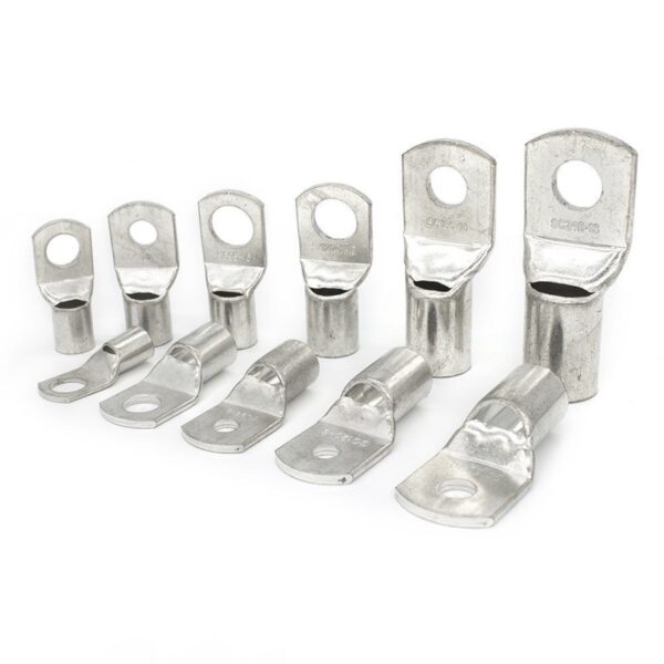 Đầu cos trần SC 70-12, đồng mạ xi dùng cho dây 70mm² lỗ bắt ốc 12mm