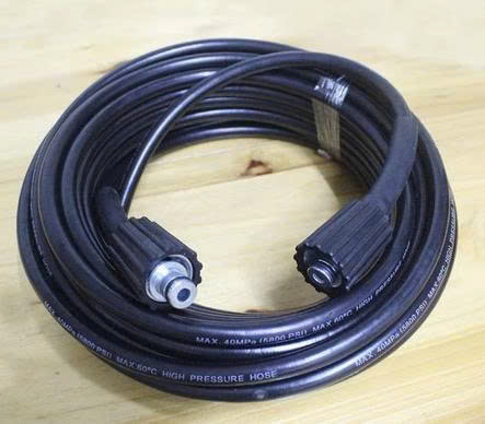 Dây rửa xe áp lực cao 30m,  2 đầu ren 22mm