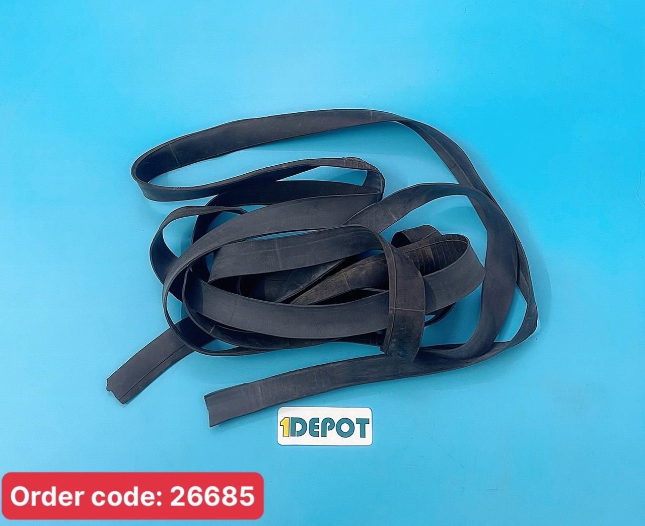 Dây thun cao su đen dùng để buộc ống nước, 4m/ sợi