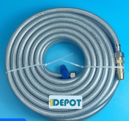 Dây xịt tưới đa năng dài 30m, 2 đầu ren phi 21