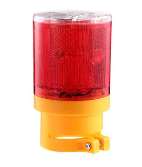 Đèn cảnh báo năng lượng mặt trời, 0.3W, gồm 4 bóng led