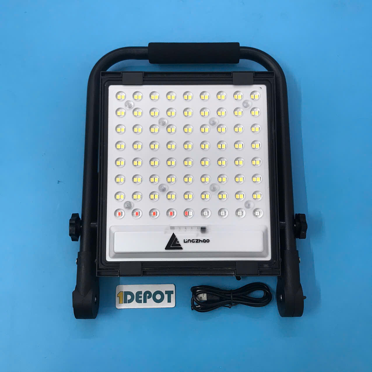 Đèn pha led tích điện cầm tay 100W Lingzhao SP-TYNSTD100L(100w)