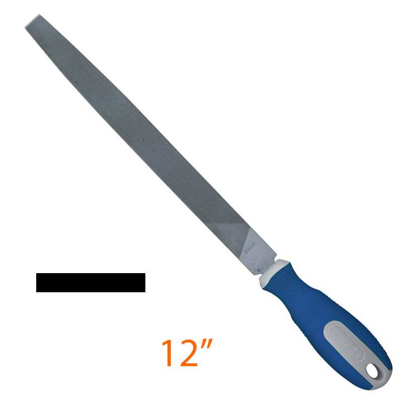 Dũa dẹp 12" E0014-P-12 ( Có cán nhựa )