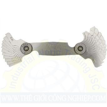 Dưỡng đo ren Mitutoyo 188-130, 22 lá/0.35-6.0mm