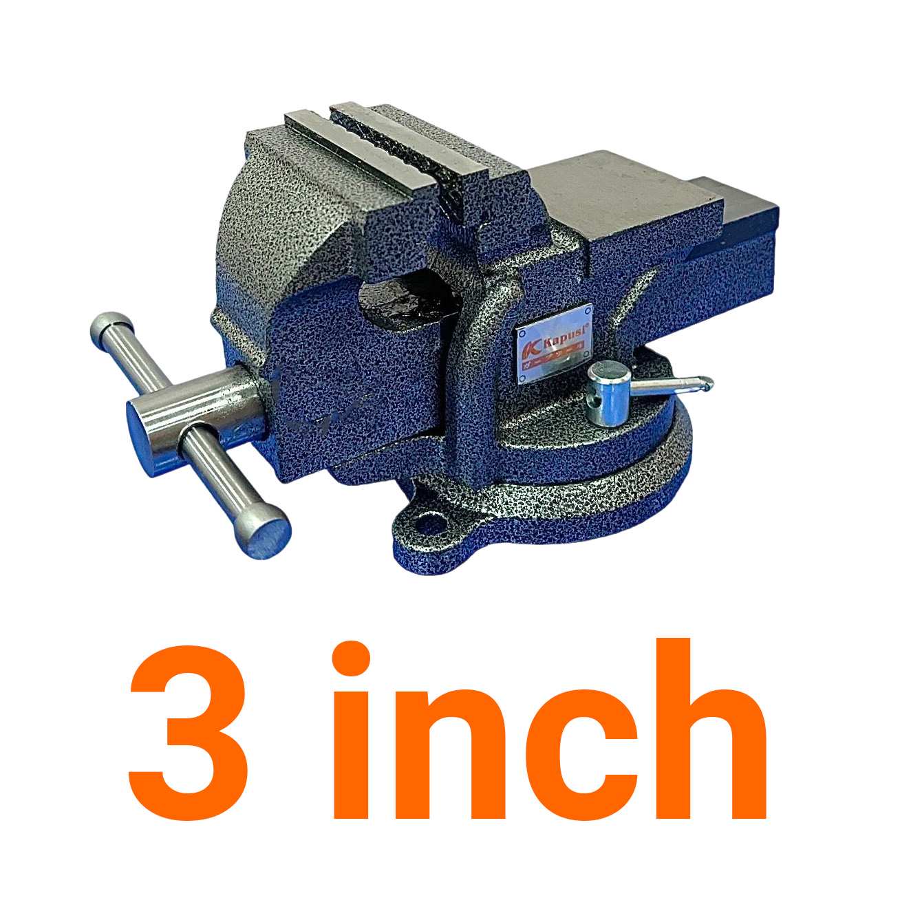 Ê tô bàn nguội mâm xoay 360 độ 3''/75mm Kapusi K-0066