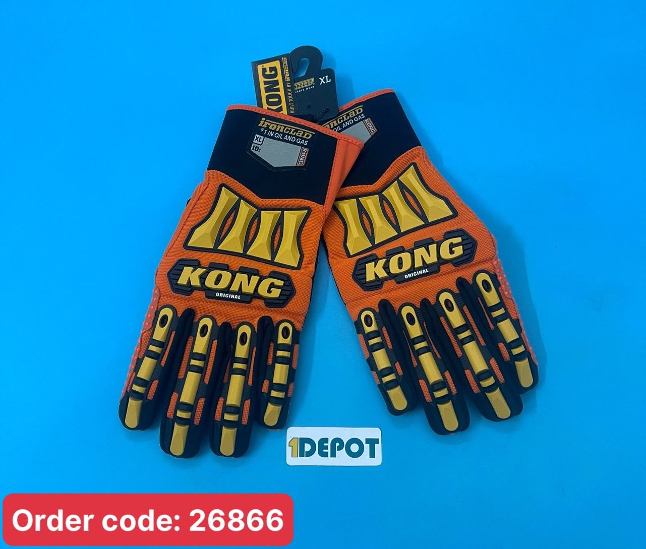 Găng tay chống va đập KONG IronClad SDXO2 ( size XL)