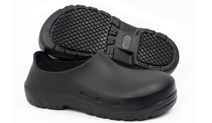 Giày đầu bếp mũi cứng đế cao su chống trơn trượt GB02, size 36-45