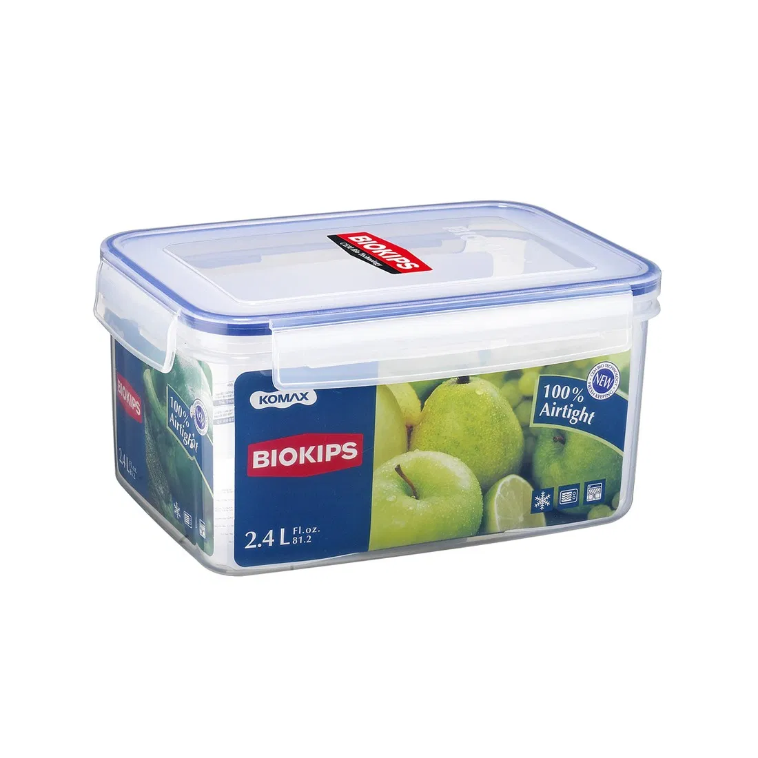 Hộp đựng thực phẩm Komax, 71505 , kích thước 220x156x110mm, 2.4L