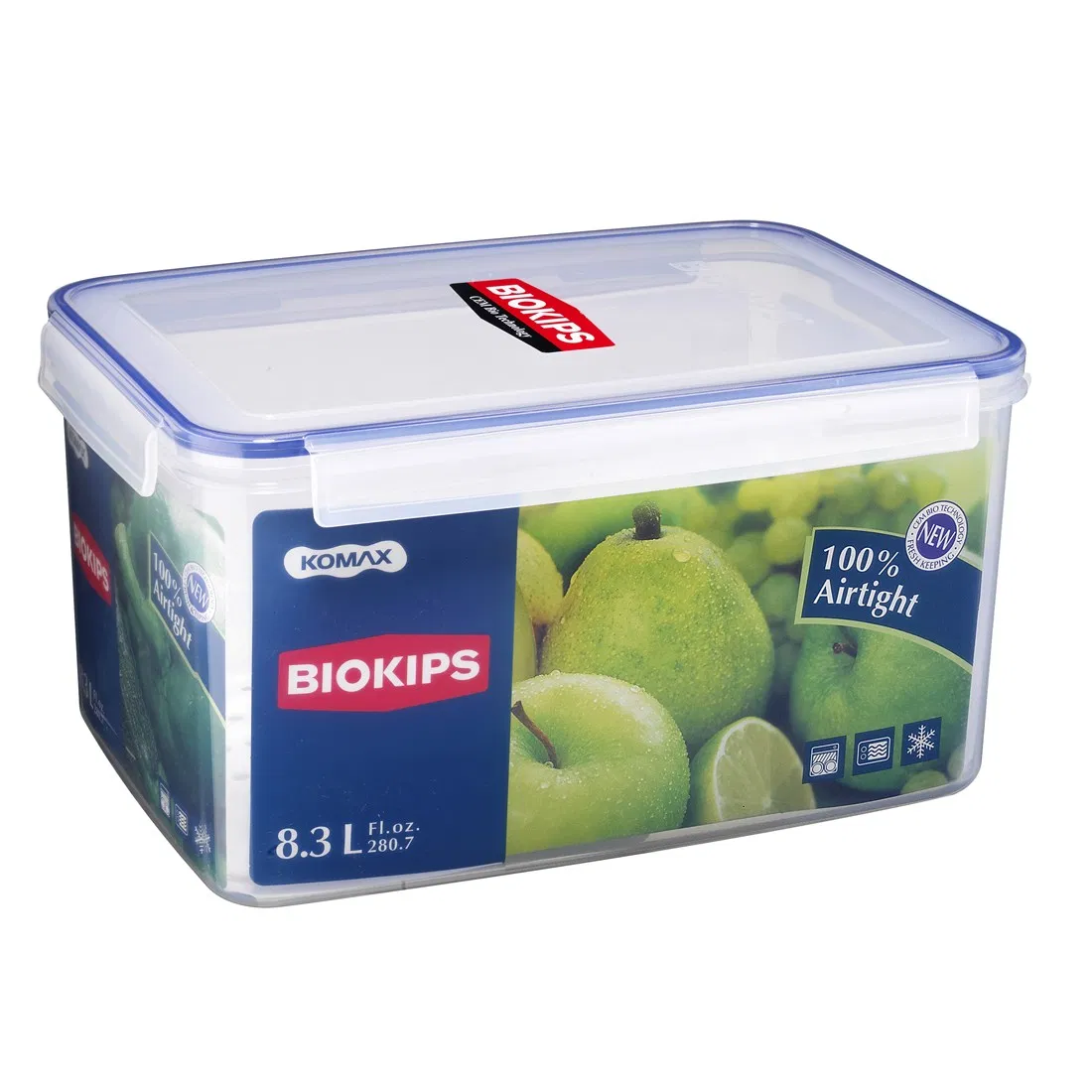 Hộp đựng thực phẩm Komax, 71518, kích thước 312x220x164mm, 8.3L