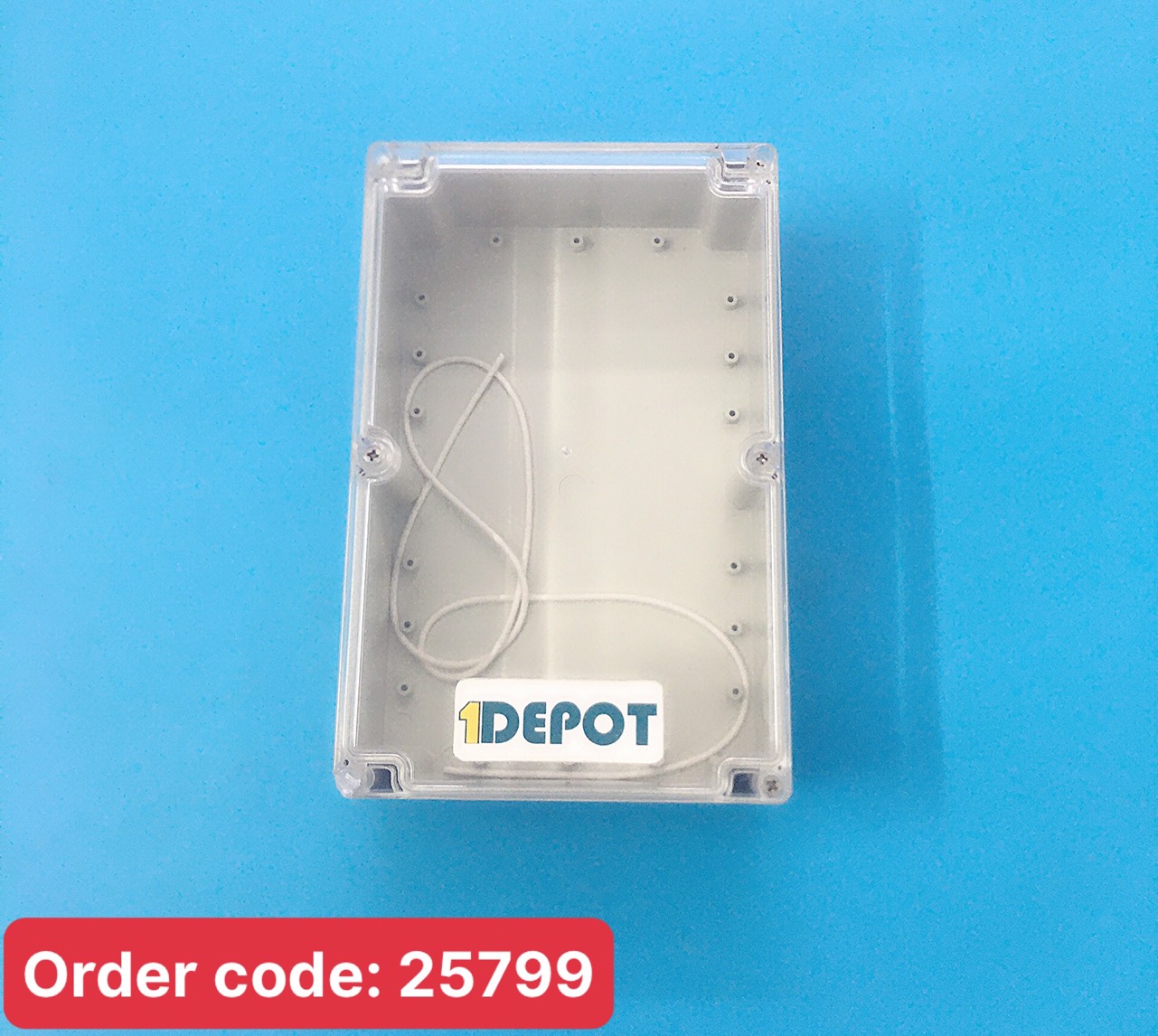 Hộp Nhựa ABS chống nước 230x150x85 nắp trong suốt
