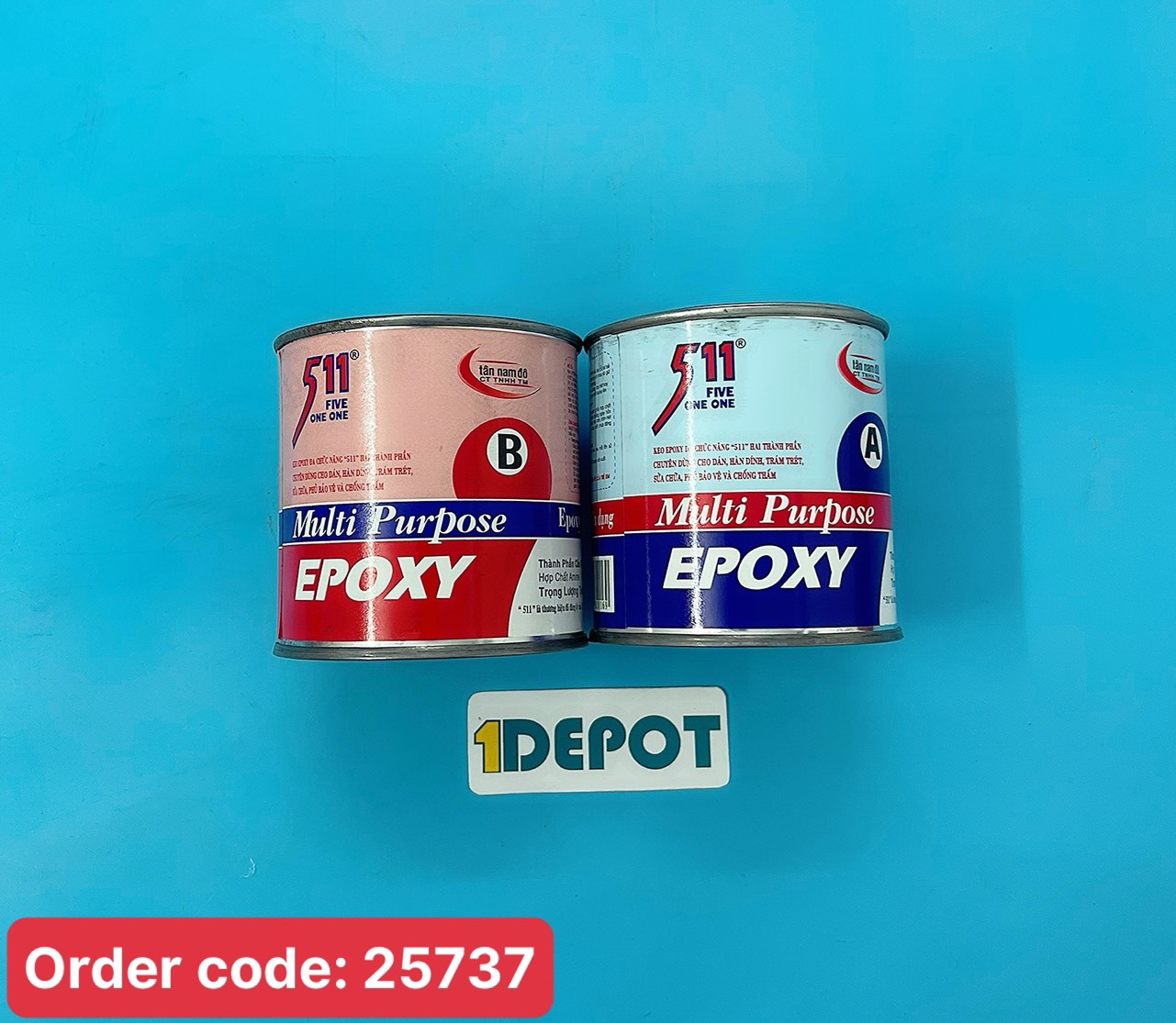 Keo AB 2 Thành Phần Epoxy 511 675g