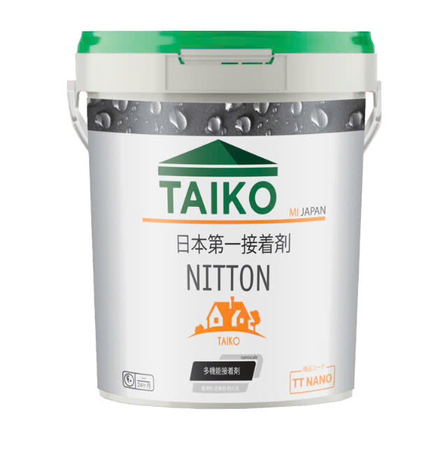 Keo chống thấm Taiko NITTON, lon 5L, màu trong suốt