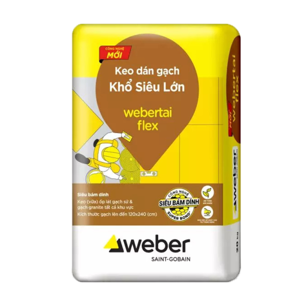 Keo dán gạch Weber Webertai Flex 20kg