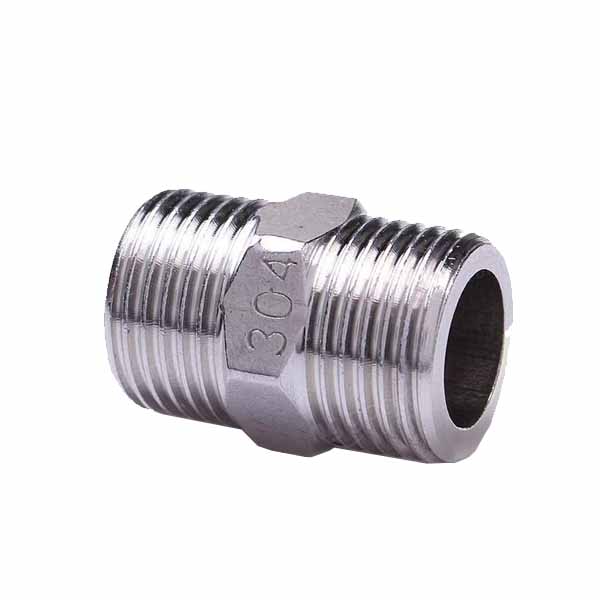 Kép ren, nối thẳng Inox 304 DN15