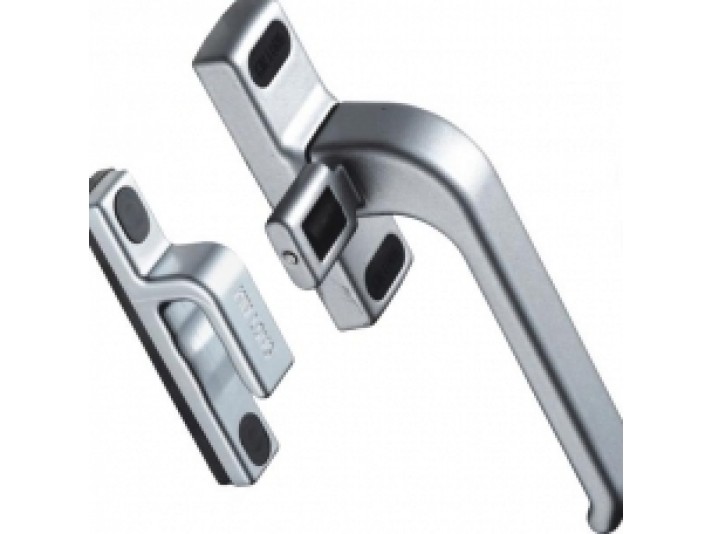 Khóa móc tay gạt cửa trượt Kinlong màu trắng