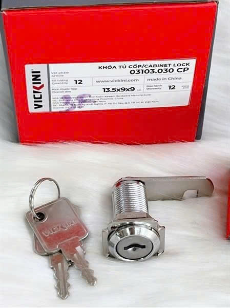 Khóa tủ cốp VICKINI 03103.030 CP