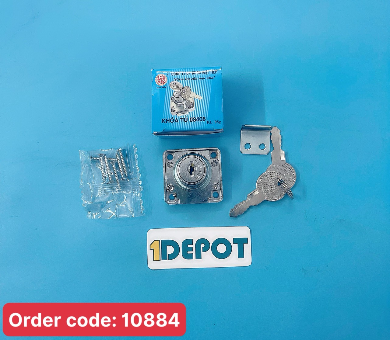 Khoá tủ Việt Tiệp 03408
