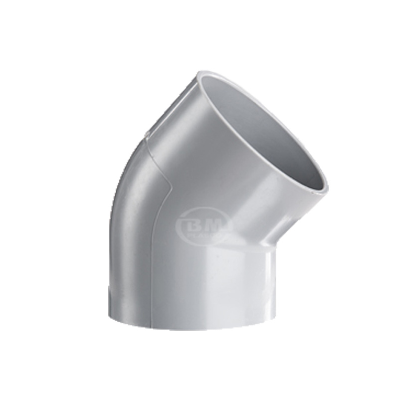 Lơi 45° PVC Bình Minh Ø27. Phụ kiện nối góc đường ống