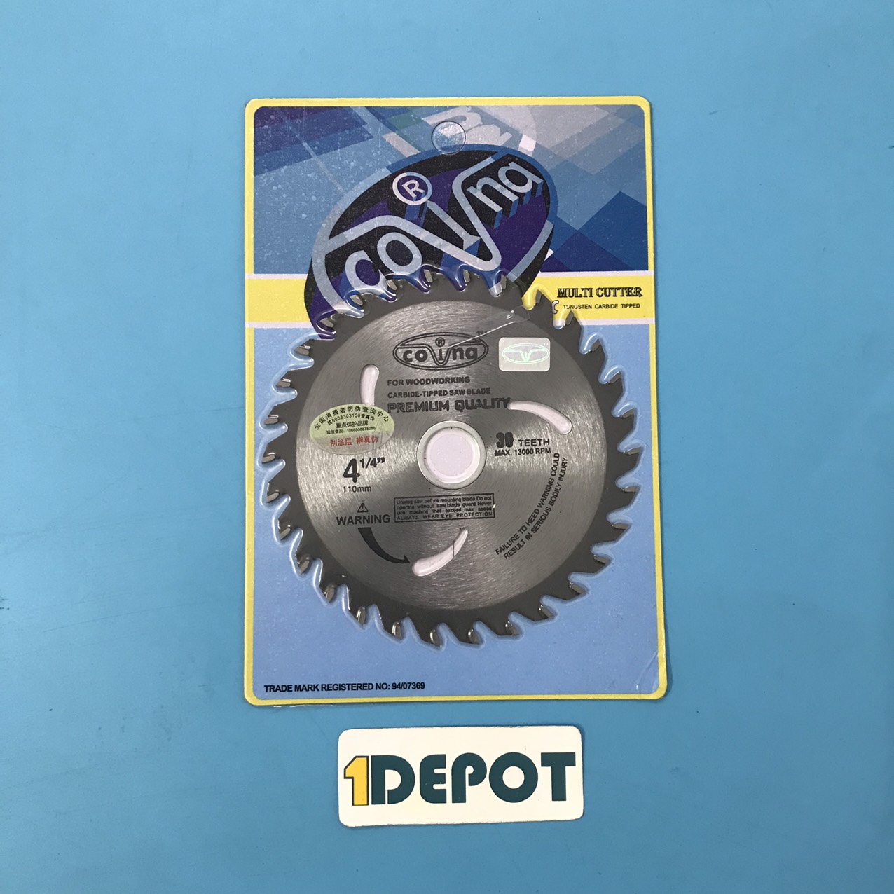 Lưỡi cưa gỗ covina 110mm*30 răng