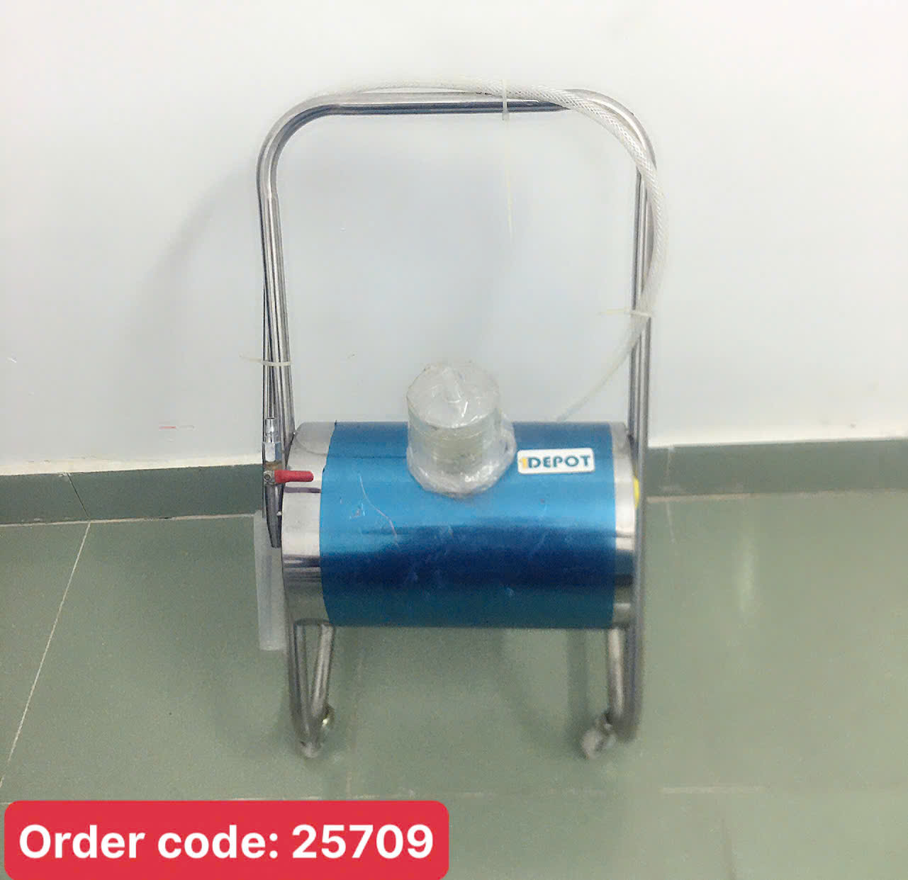 Máy hút dầu nhớt, dung tích 8 lít, inox 304