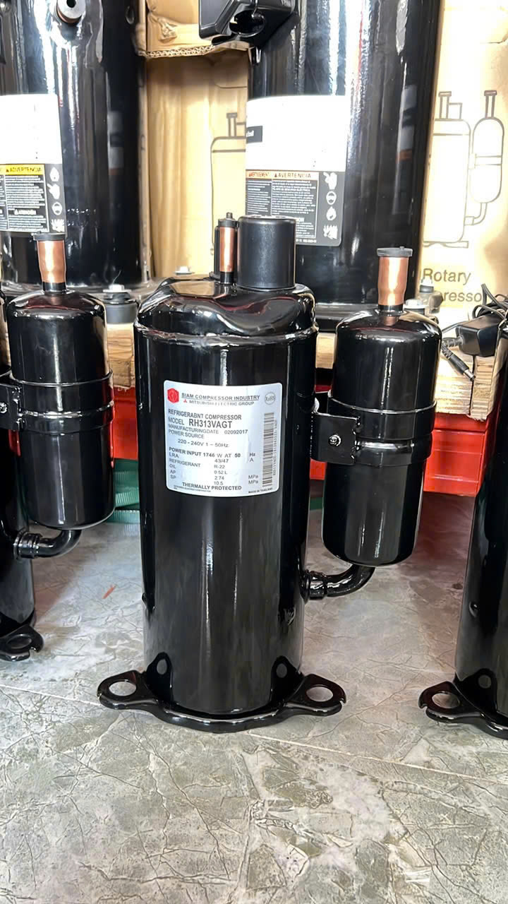 Máy nén khí Mitsubishi 2HP RH313VADT (hàng china, loại 2)