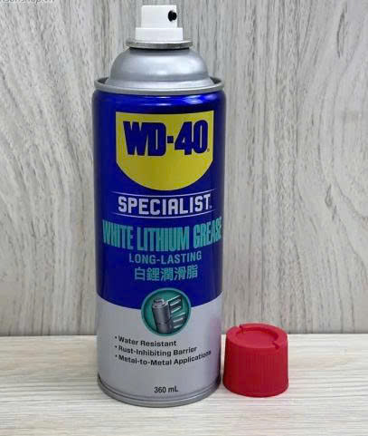 Mỡ bò nước dạng xịt WD-40 White Lithium 360ml