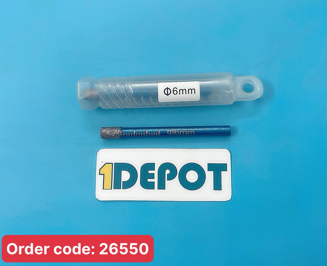Mũi khoan gạch đá cứng, đường kính 6mm