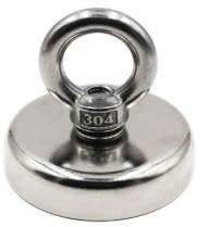 Nam châm móc tròn D60mm, chất liệu inox 304