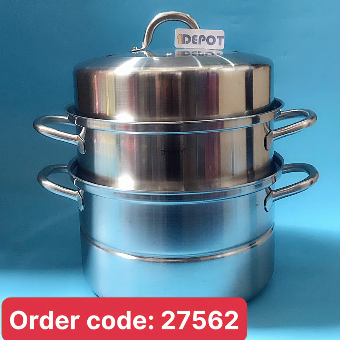 Nồi hấp inox 304 - 4 tầng 28cm