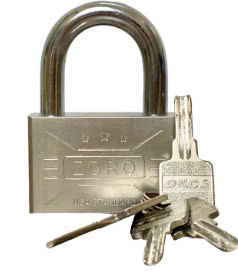 Ổ khóa ZORO size đại 7 phân chìa muỗng càng ngắn thép hardened