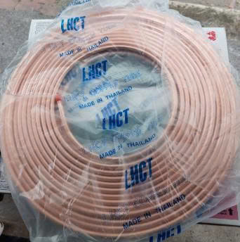 Ống đồng máy lạnh phi 8 Hailiang, kích thước ống Ø7.94mm x dày 0.7mm, 15m/cuộn