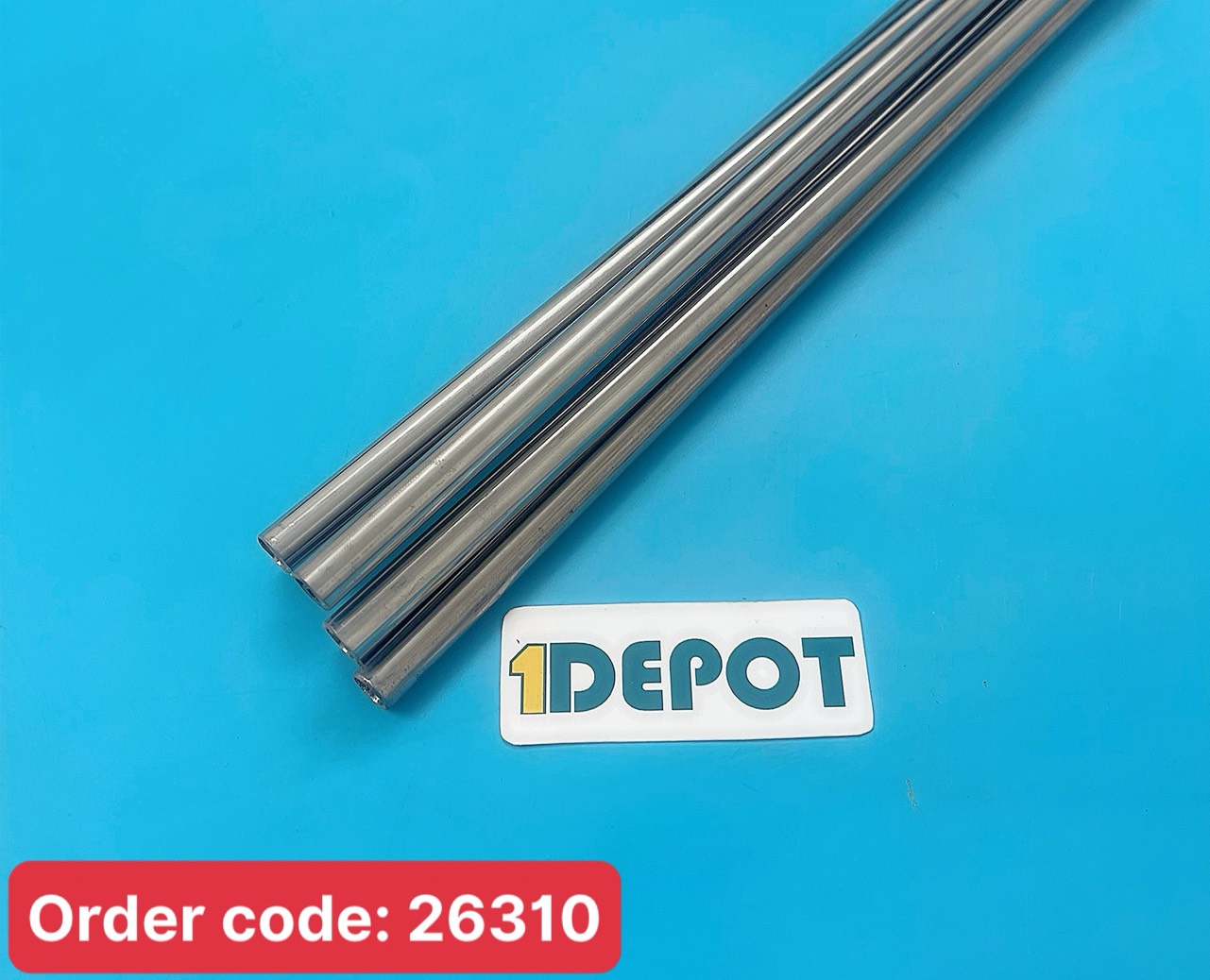 Ống tròn inox 304 phi 9.6 mm, độ dày 0.6 mm dài 120cm