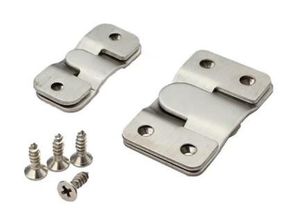 Móc treo tranh inox 304, kt 543x30mm, kèm vít