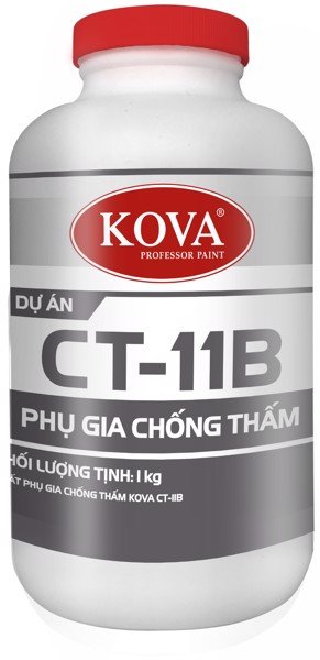 Phụ Gia Chống Thấm Xi Măng , Bê Tông Gốc Nước KOVA CT‑11B 1kg/chai