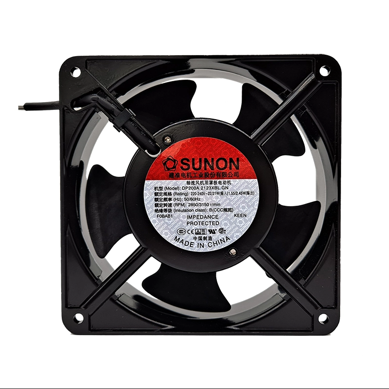 Quạt tản nhiệt AC SUNON DP200A 2123XBL, 220V-240V, 0.14/0.12A 120x120x38mm