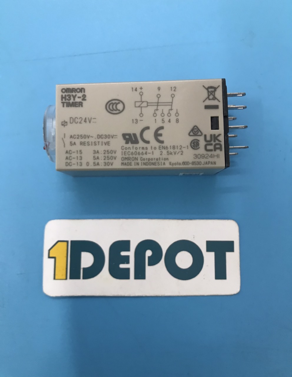 Relay thời gian Timer Omron H3Y-2 DC24 10S