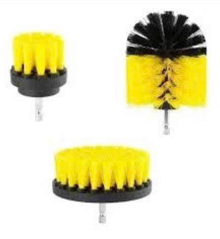 Set 3 bàn chải điện vệ sinh cửa kính