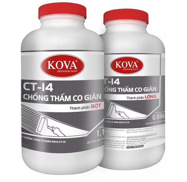 Sơn Chống Thấm KOVA CT-14 – chai 1 Lít