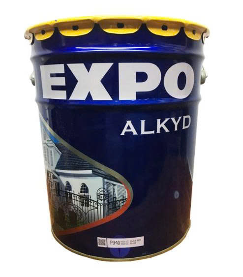 Sơn dầu Alkyd Expo màu xám 910,  17.75L/thùng