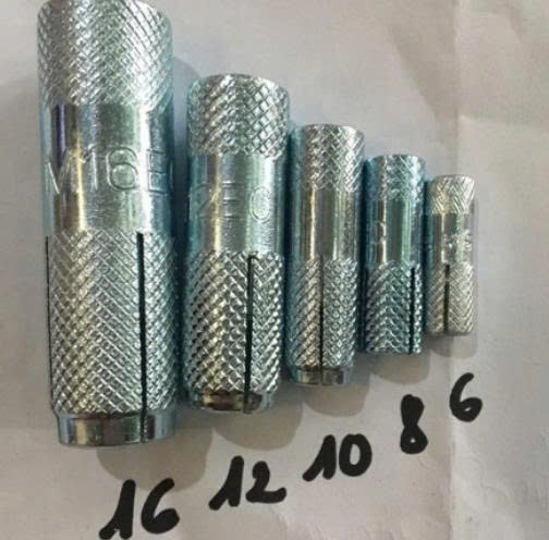 Tắc kê đạn M8, inox 304