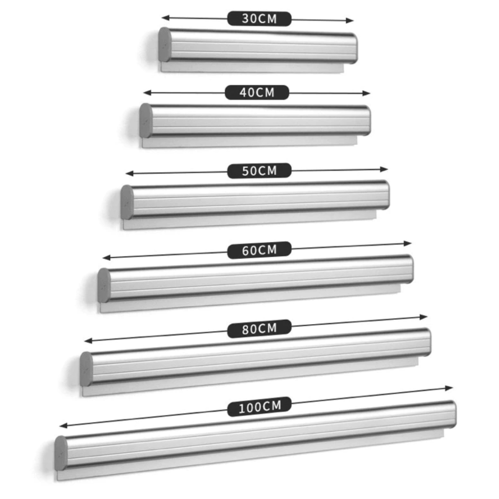 Thanh kẹp bill kèm keo dính, chất liệu nhôm, dài  60cm