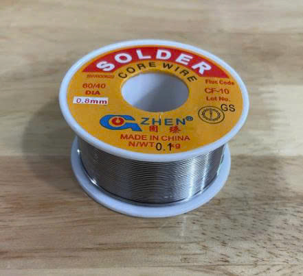 Thiếc hàn chì hàn SOLDER Size 0.8mm 60/40 Cuộn 100g