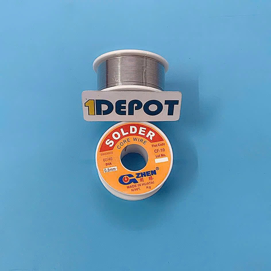 Thiếc hàn chì hàn SOLDER Size 0.8mm 60/40 Cuộn 100g