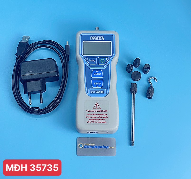Thiết bị đo lực kéo đẩy điện tử 500N (0.1N) Imada DST-500N