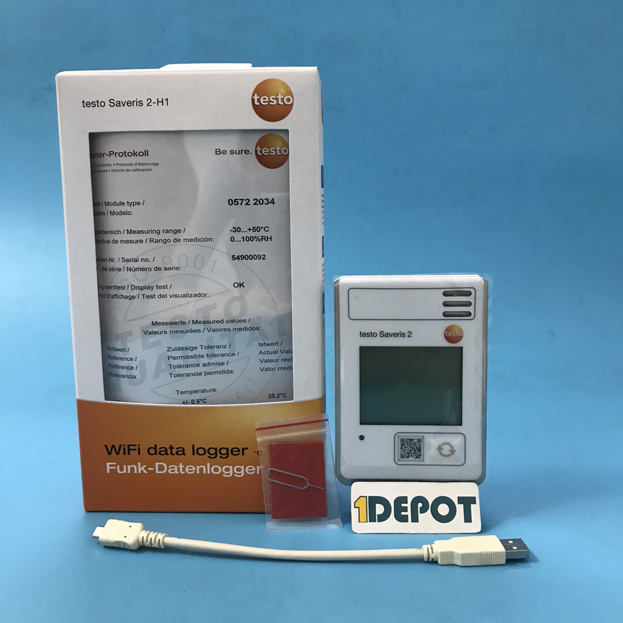 Thiết bị tự ghi nhiệt độ & môi trường Testo Saveris 2 -H1