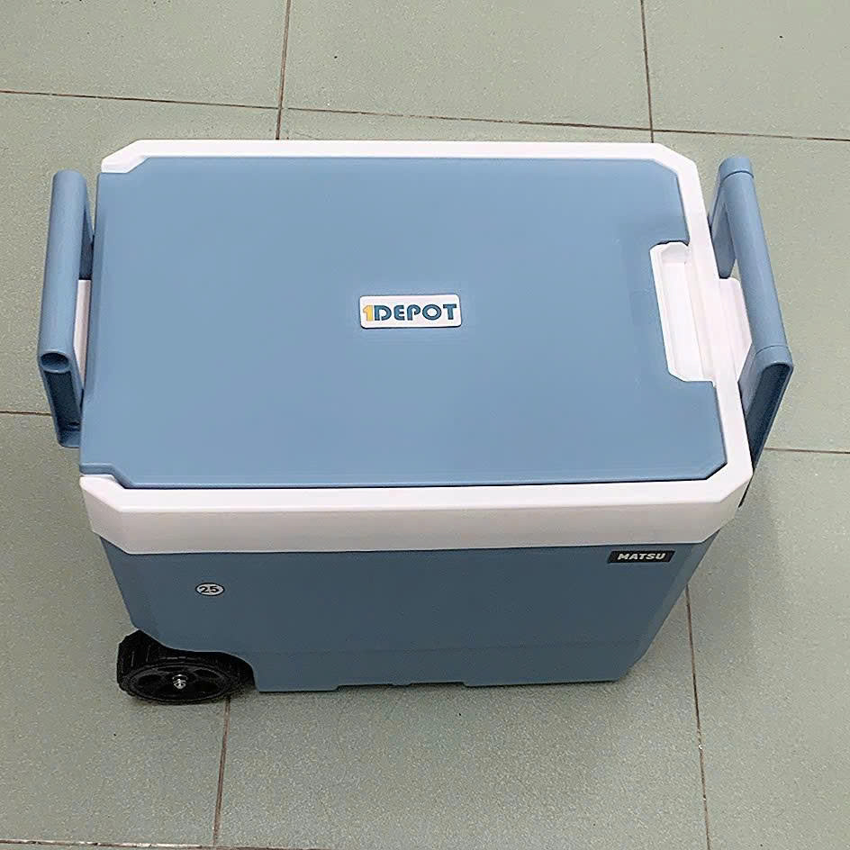 Thùng đá Duy Tân Lugo Matsu, giữ lạnh lên đến 72h, màu xanh dương, 25L