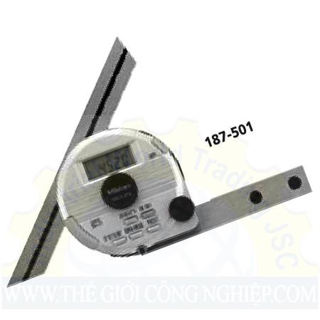 Thước đo góc vạn năng điện tử Mitutoyo 187-501, 150/300mm